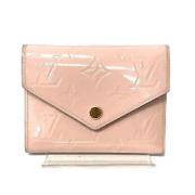 Pre-owned Leather wallets Louis Vuitton Vintage , Pink , Dames