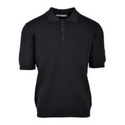 Katoenen Poloshirt Ballantyne , Black , Heren