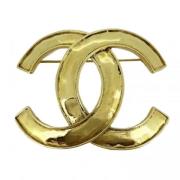 Pre-owned Metal chanel-jewelry Chanel Vintage , Yellow , Dames