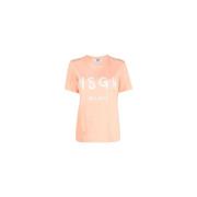 T-Shirts Msgm , Orange , Dames