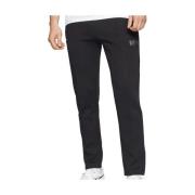 Blauwe Armani Sweatpants Stijlvolle Koord Emporio Armani EA7 , Blue , ...