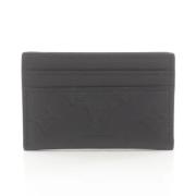 Pre-owned Leather wallets Louis Vuitton Vintage , Black , Dames