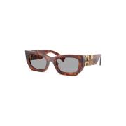 MU 09Ws 21C40O Sunglasses Miu Miu , Brown , Dames