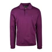 Katoenen Polo Shirt Ballantyne , Purple , Heren