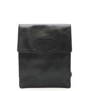 Pre-owned Leather backpacks Chanel Vintage , Black , Dames