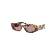 MU 11Ws 14L20I Sunglasses Miu Miu , Brown , Dames