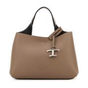 Cappuccino Leren Handtas Tod's , Beige , Dames