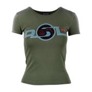 T-Shirts Diesel , Green , Dames