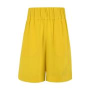 Casual stijl dames shorts model Narciso Aspesi , Yellow , Dames