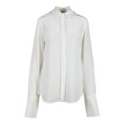 Zijden Overhemd Sportmax , White , Dames