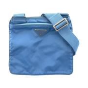 Pre-owned Canvas prada-bags Prada Vintage , Blue , Dames