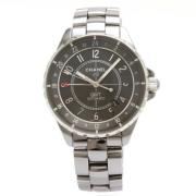 Pre-owned Fabric watches Chanel Vintage , Gray , Heren