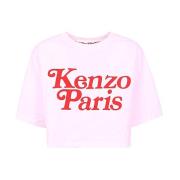 Casual Katoenen T-shirt Kenzo , Pink , Dames