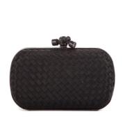 Pre-owned Canvas clutches Bottega Veneta Vintage , Black , Dames