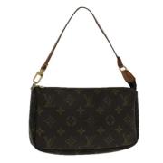 Pre-owned Canvas louis-vuitton-bags Louis Vuitton Vintage , Brown , Da...