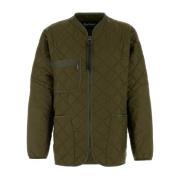 Groene Nylon Liddesdale Jas Barbour , Green , Heren