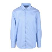 Katoen Elastaan Shirt Calvin Klein , Blue , Heren