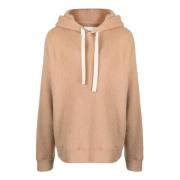 Alpaca Wol Trui met Capuchon Jil Sander , Brown , Heren