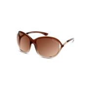 Vierkante zonnebrillencollectie Tom Ford , Brown , Dames