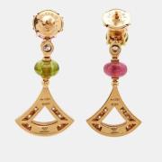 Pre-owned Fabric earrings Bvlgari Vintage , Multicolor , Dames