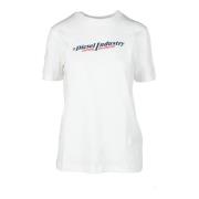 Katoenen T-shirt Diesel , White , Dames