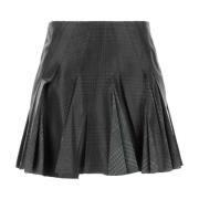 Geborduurde stretch mini rok Diesel , Black , Dames