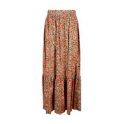 Midi Skirts L'Autre Chose , Red , Dames