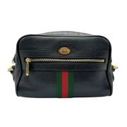 Pre-owned Leather gucci-bags Gucci Vintage , Black , Dames