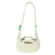 Pre-owned Fabric shoulder-bags Bottega Veneta Vintage , White , Dames