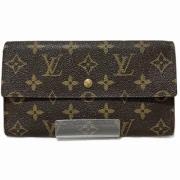 Pre-owned Canvas wallets Louis Vuitton Vintage , Brown , Dames