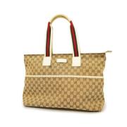 Pre-owned Canvas gucci-bags Gucci Vintage , Brown , Dames