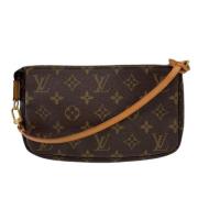 Pre-owned Canvas louis-vuitton-bags Louis Vuitton Vintage , Brown , Da...