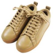 Pre-owned Leather sneakers Bottega Veneta Vintage , Brown , Heren