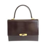 Pre-owned Leather handbags Valentino Vintage , Brown , Dames