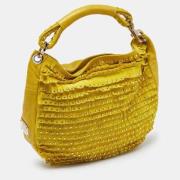 Pre-owned Leather shoulder-bags Jimmy Choo Pre-owned , Yellow , Dames