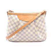 Pre-owned Leather louis-vuitton-bags Louis Vuitton Vintage , White , D...