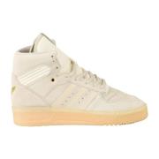 Sneakers met 80% leer, 20% rubber Adidas , White , Heren