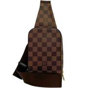 Pre-owned Canvas louis-vuitton-bags Louis Vuitton Vintage , Brown , Da...