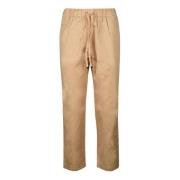 Katoen Elastaan Broek Myths , Beige , Dames