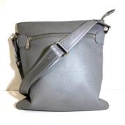 Pre-owned Leather shoulder-bags Louis Vuitton Vintage , Gray , Dames