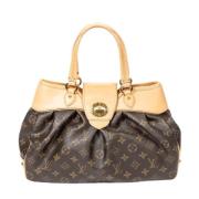 Pre-owned Canvas handbags Louis Vuitton Vintage , Brown , Dames