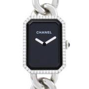 Pre-owned Metal watches Chanel Vintage , Black , Dames