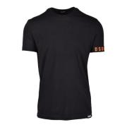 Katoen Elastaan Ondergoed T-shirt Dsquared2 , Black , Heren