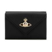 Stijlvolle Zwarte Synthetisch Leren Portemonnee Vivienne Westwood , Bl...