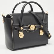 Pre-owned Leather handbags Versace Pre-owned , Black , Dames