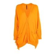 Dames Open Front Cardigan Manila Grace , Orange , Dames