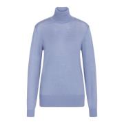 Stijlvolle Charlenebbroll Neck Gebreide Trui Bruuns Bazaar , Blue , Da...