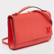 Pre-owned Leather louis-vuitton-bags Louis Vuitton Vintage , Red , Dam...