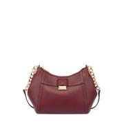 Bullion Hobo Tas Groot Array Pollini , Red , Dames