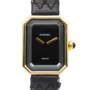 Pre-owned Metal watches Chanel Vintage , Black , Dames